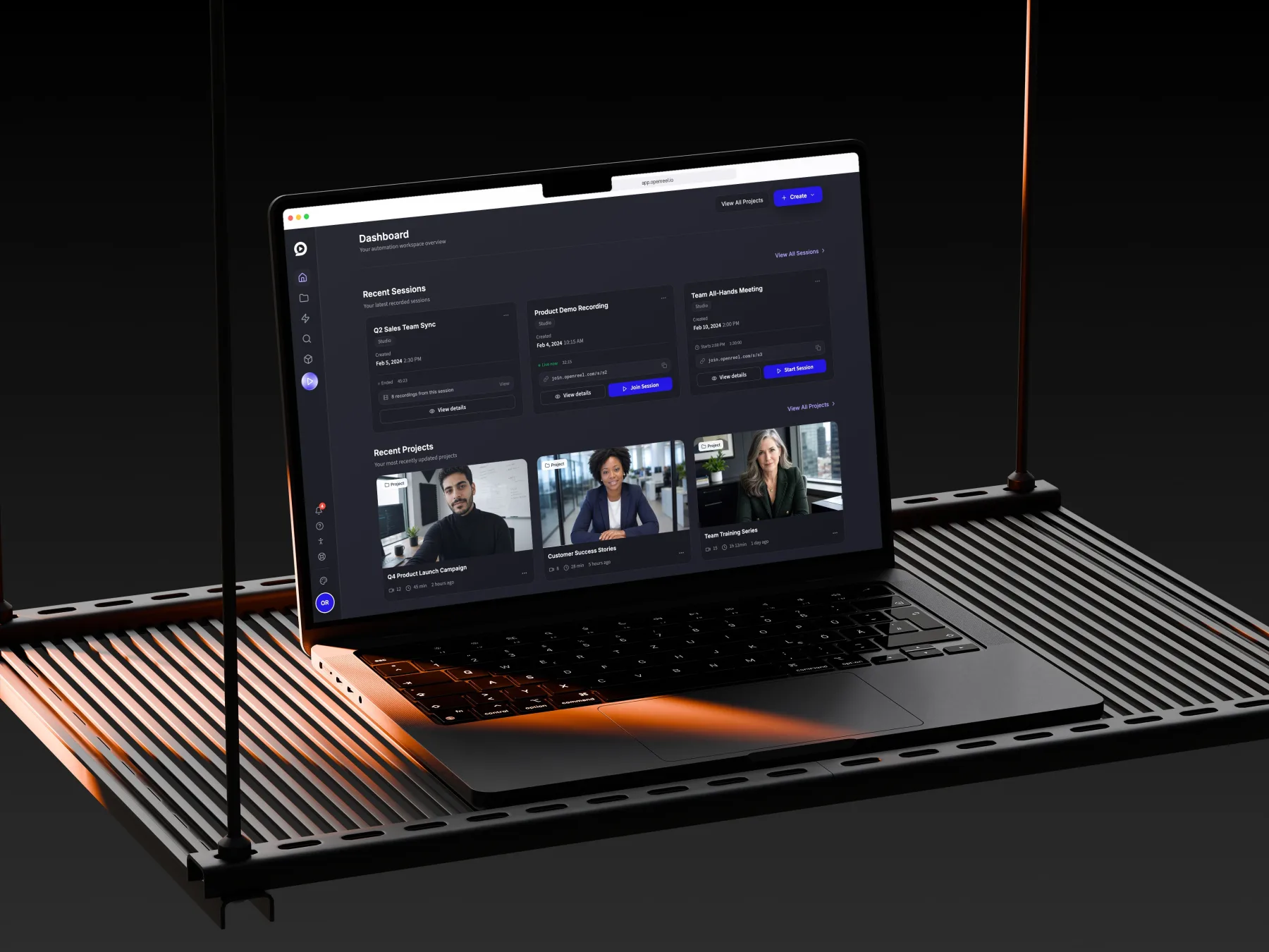 OpenReel — product design, v3.5