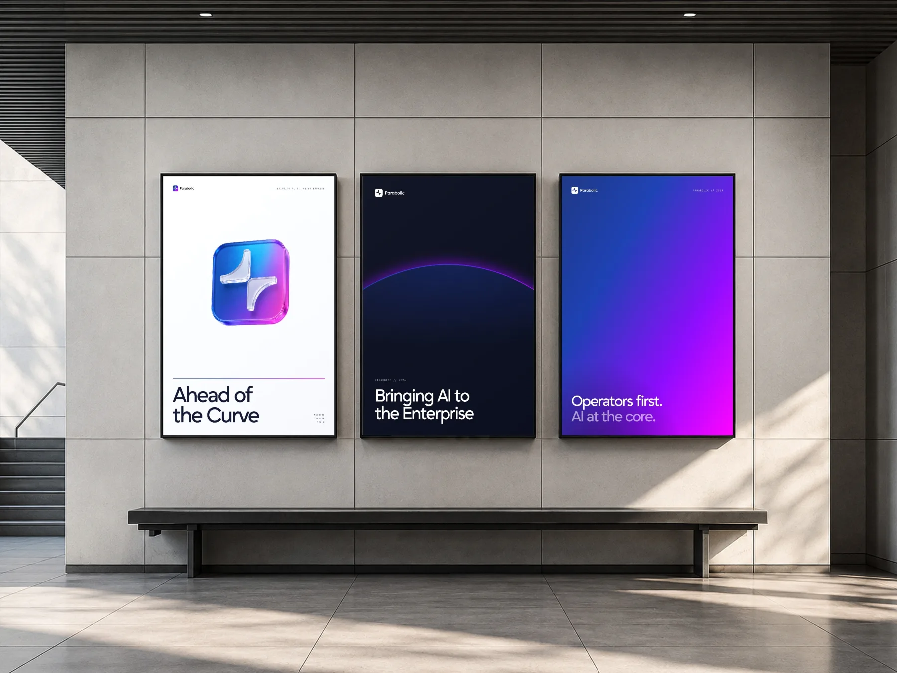Parabolic — brand identity in the wild